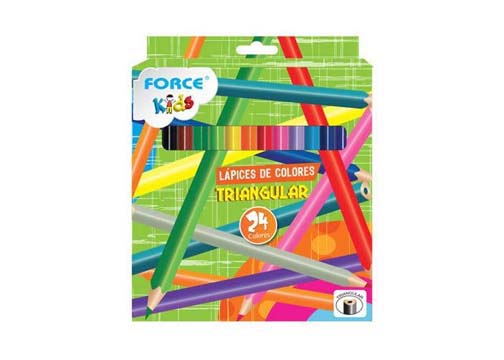 LAPIZ COLOR 24 UND TRIANGULAR FORCE